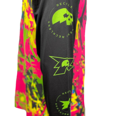 90s Fluro MTB BMX Jersey Youth - Reckless Store