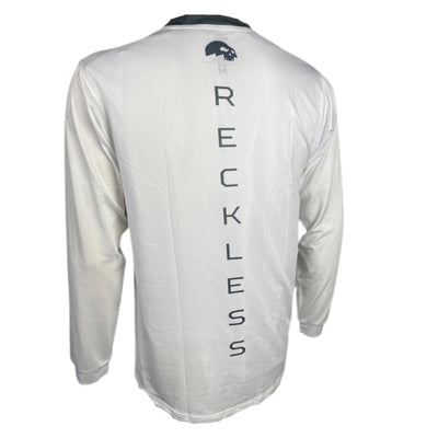 MTB BMX SKULL WHITE Jersey Youth - Reckless Store