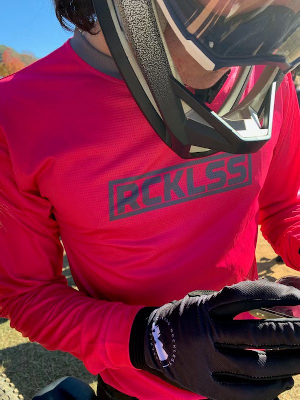 Sale, RCKLSS Pink Jersey - Reckless MTB BMX MX Store