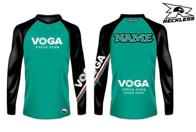 Voga Cycling Club Long Sleeve Jersey - Reckless MTB BMX MX Store